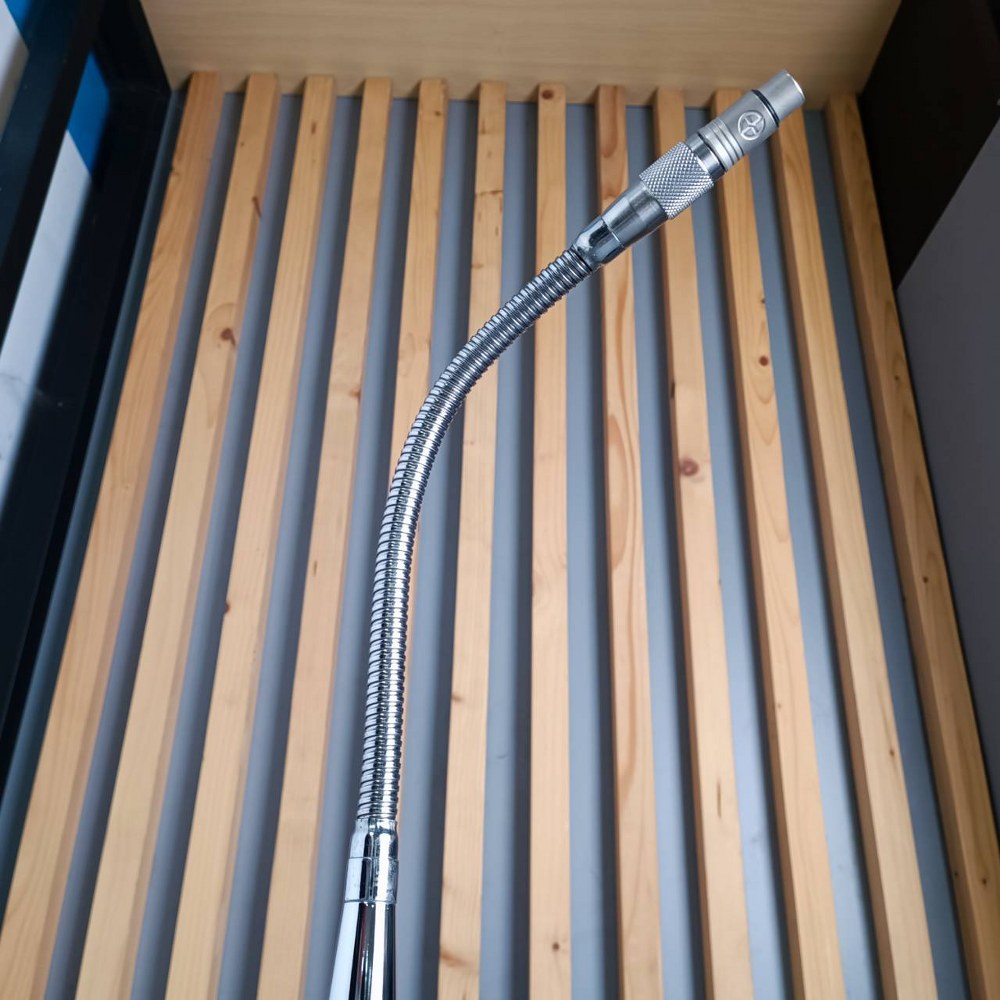 (ไม่รวมไมค์) ขาตั้งไมค์พิธีสงฆ์ชุบ ตัวใหญ่ ขาตั้งไมค์ ขาตั้งไมโครโฟน โครเมี่ยม พิธีสงฆ์ สำหรับพระ งานพุทธบูชา มีสายไมค์ติดตั้งอยุ่ภายใน พร้อมใช้งาน เอไอ-ไพศาล