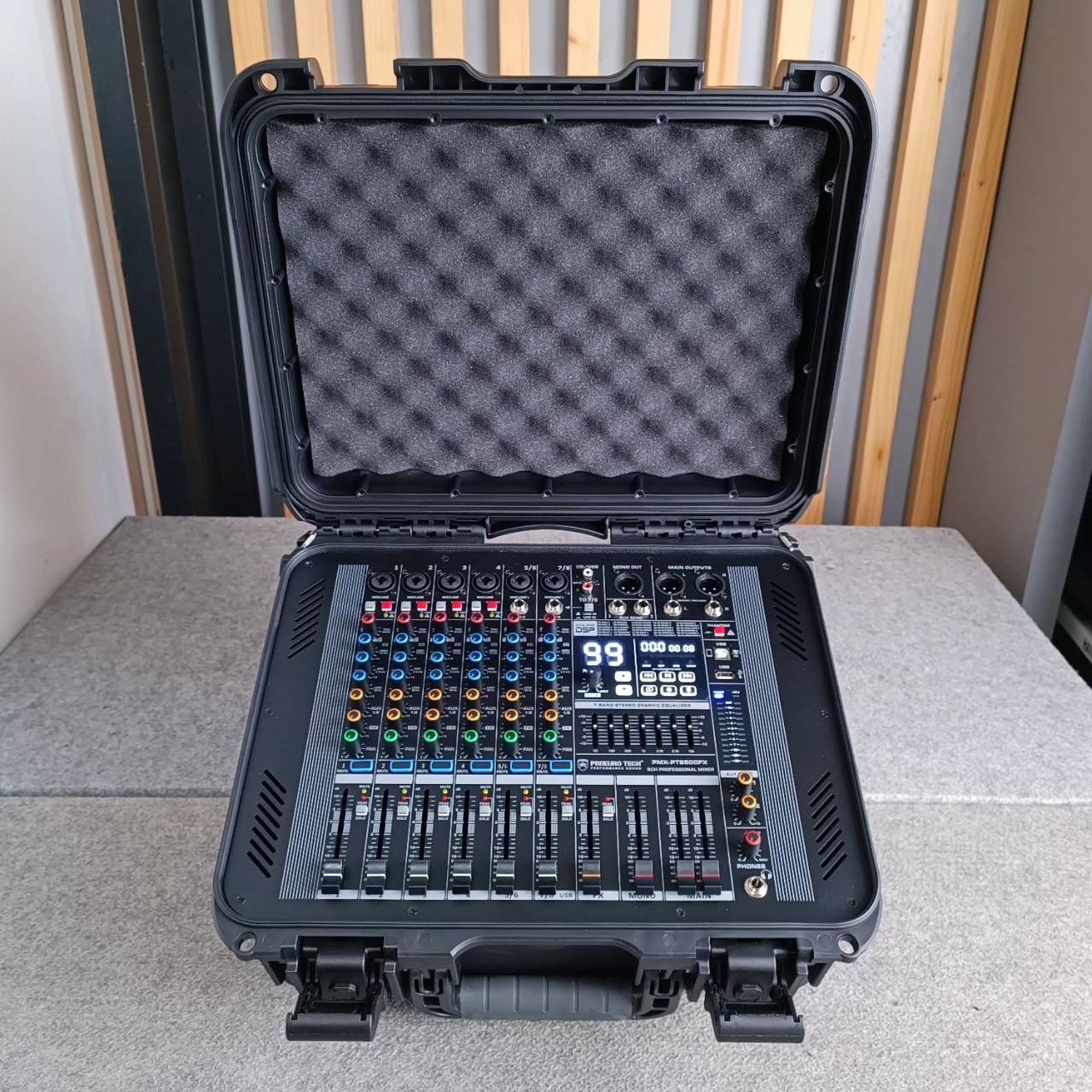 PROEUROTECH PMX-PT8500FX powermixer ทรงRACK โปร ยูโรเทค PMX PT8500FX PMXPT8500FX เอไอ-ไพศาล