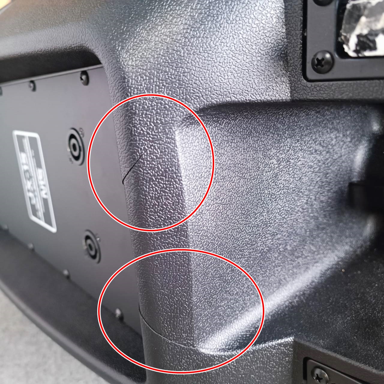 สินค้าเสียหายจากการขนส่ง NTS JX-15 ตู้ลำโพง มีรอบแตกจากการขนส่ง ตู้ลําโพง Passive 2 ทาง รองรับกำลังขับ 300 วัตต์ วัสดุพลาสติก ABS หนาอย่างดี เอ็นทีเอส JX 15 JX15 เอไอ-ไพศาล