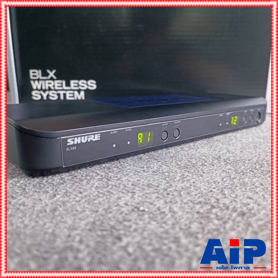SHURE BLX288TH/PG58-M19 ไมค์ลอยคู่ ไมค์ไวเลส ไมโครโฟนไร้สายแบบไมค์คู่ ไมโครโฟนไร้สาย คลื่นใหม่ BLX288TH PG58 M19 BLX288THPG58 M19 เอไอ-ไพศาล +++
