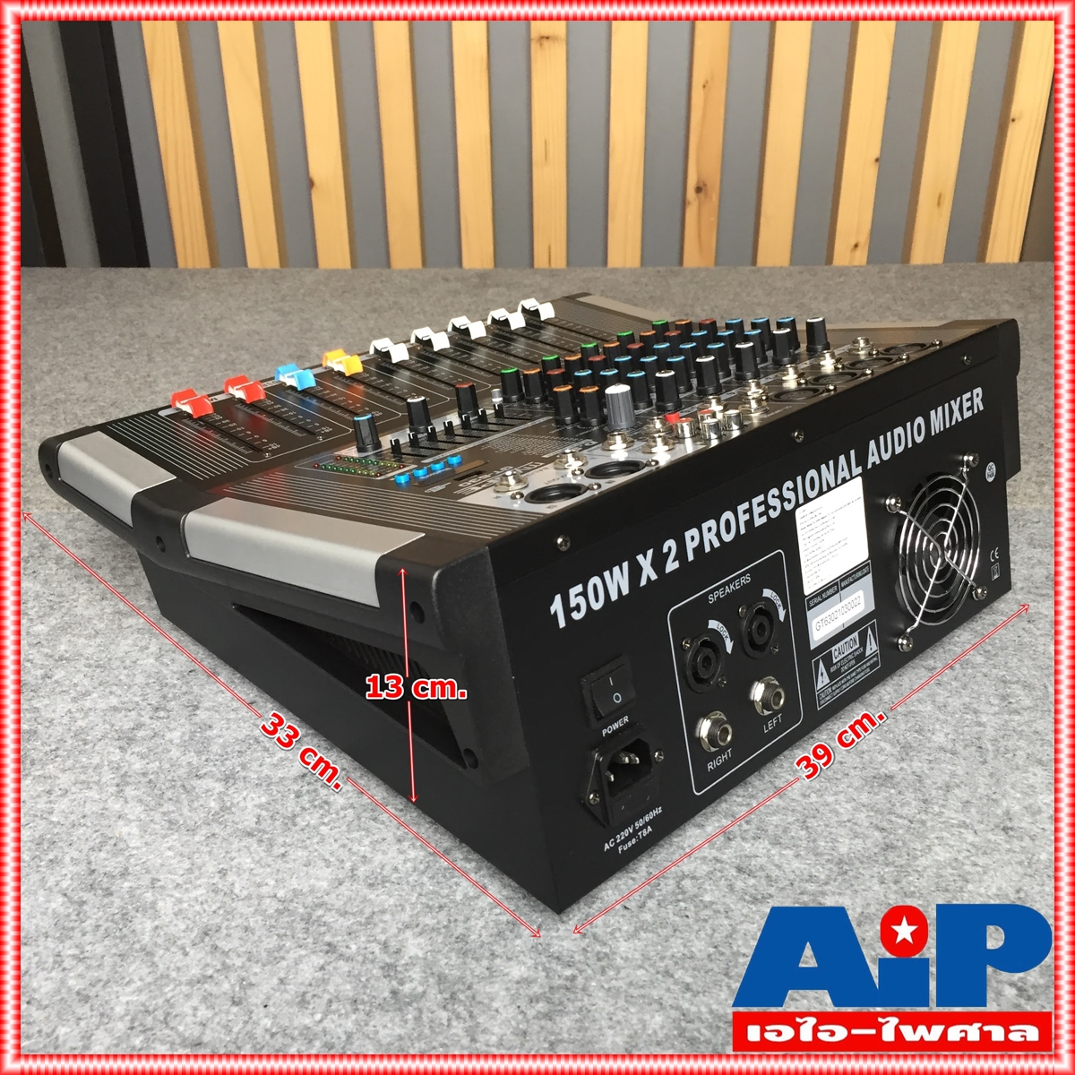 MYNPE GT-630 POWERMIX USB บลูทูธ เพาเวอร์มิก มิกซ์ มิกเซอร์ GT630 เครื่องเสียง ตัวปรับแต่งเสียง GT 630 เอไอ-ไพศาล