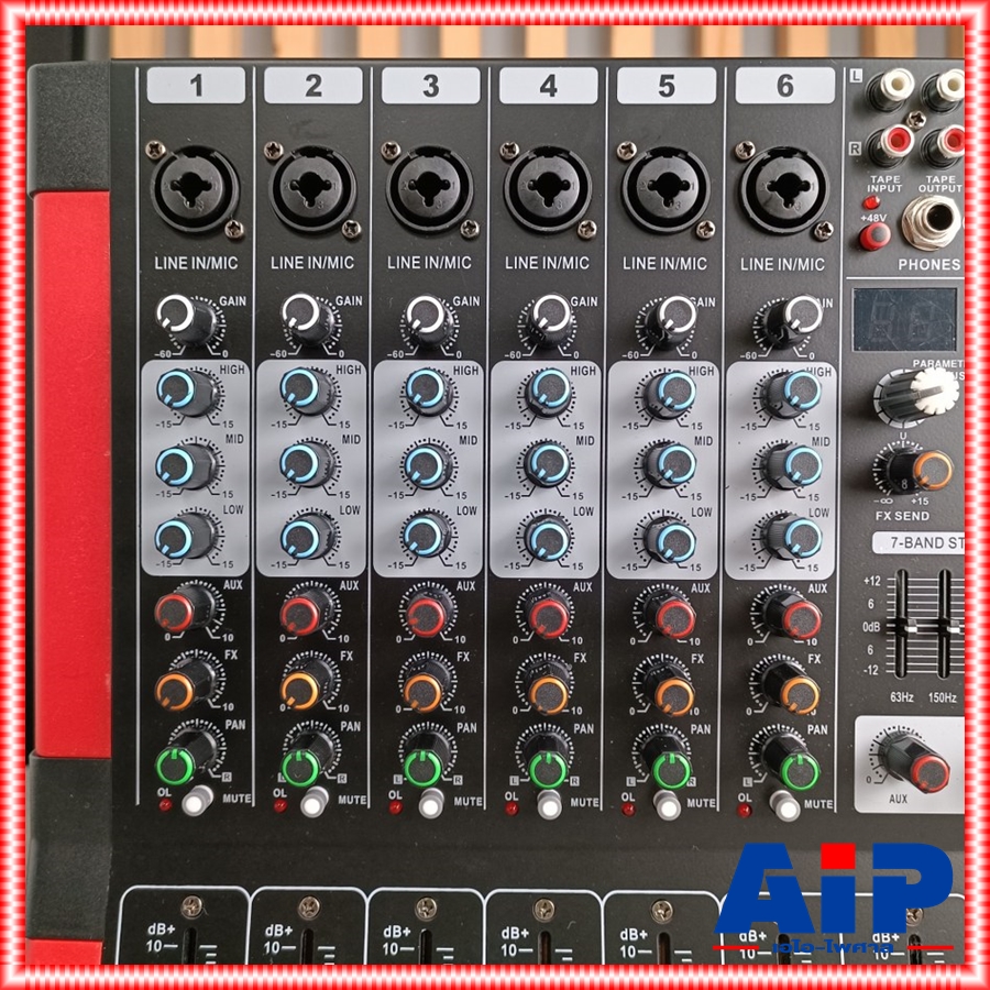 ของใหม่ ลดล้างสต็อค Ceflar MINI-60 MIXER มิกเซอร์ 6 แชลแนล เอฟเฟคแท้ มีบลูทูธ มิกซ์คาราโอเกะ MINI 60 MINI60 +++ เอไอ-ไพศาล