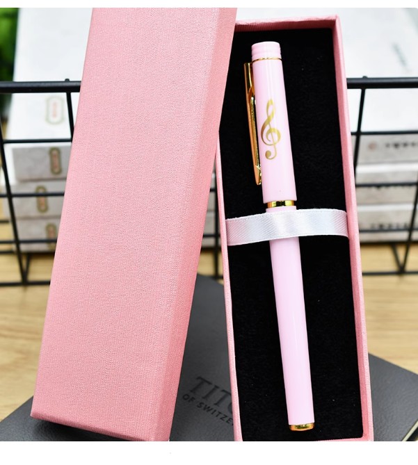 ของขวัญ ของชำร่วยงานแต่งงาน ตัวโน้ต กุญแจซอล ปากกาเจล ลายตัวโน้ตสีทอง สวยหรู พรีเมี่ยม 416453