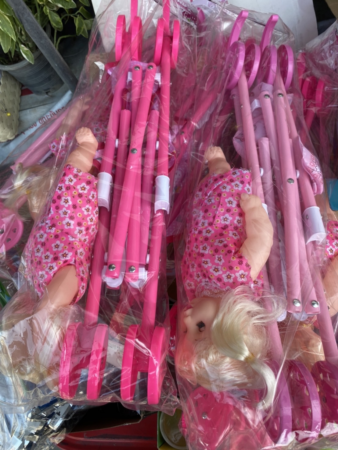 586-6 ของเล่นเด็กรถเข็นพร้อมตุ๊กตา ตุ๊กตาพร้อมตุ๊กตา ปลีกชิ้นละ sale