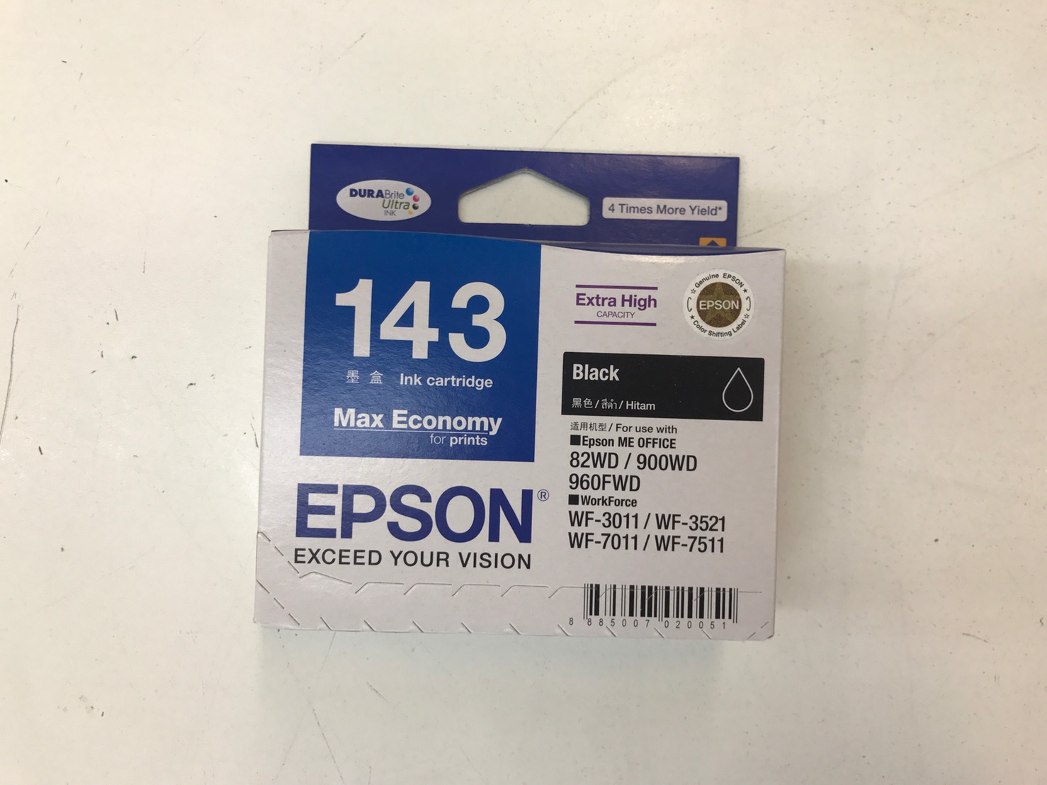 ตลับหมึก EPSON เบอร์ 143 สีดำ (S)