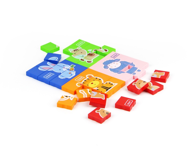 312 ของเล่นชุดบล็อกต่อภาพรูปสัตว์