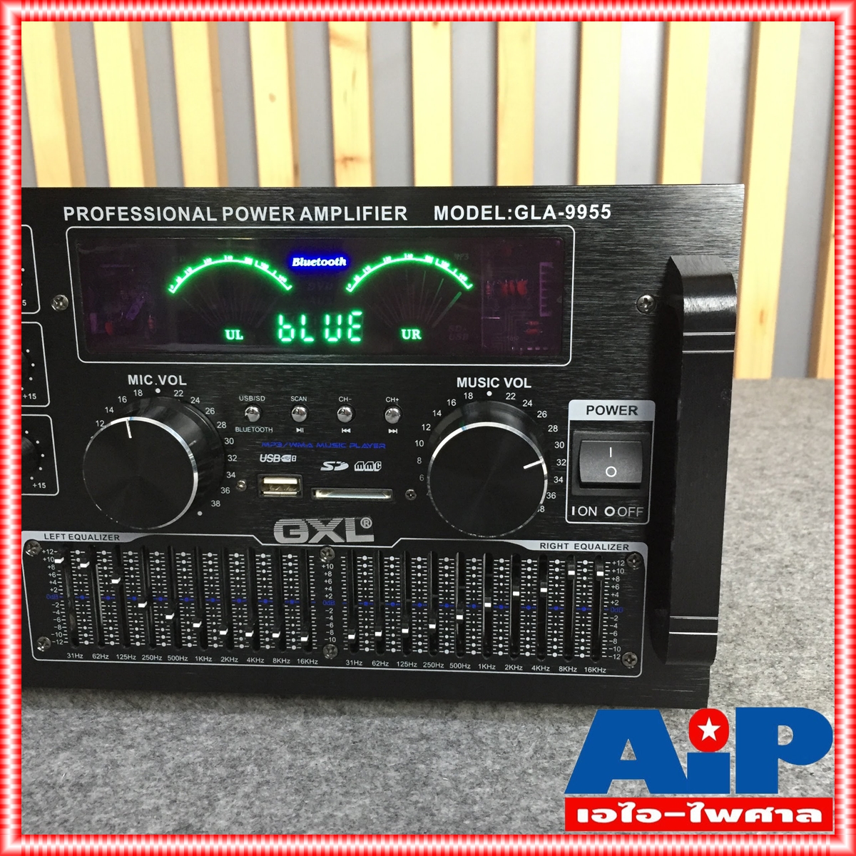 GXL GLA-9955 แอมป์ บลูทูธ GLA 9955 แอมป์ คาราโอเกะ แอมป์ GLA9955 เครื่องขยายเสียง เอไอ-ไพศาล