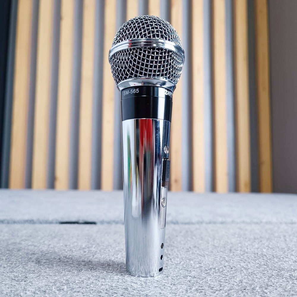 NPE SM-565 ไมค์สายด้ามสีเงิน ไมโครโฟน ไมค์สาย Dynamic ไมค์สาย พร้อมสาย SM 565 เอ็นพีอี SM565 เอไอ-ไพศาล