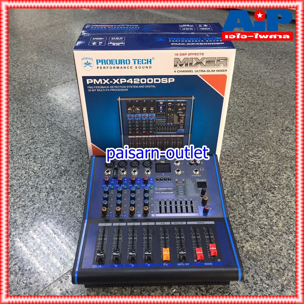 PROEUROTECH PMX-XP4200DSP POWERMIXER มิกซ์ มิกเซอร์ เพาเวอร์มิกซ์ PMX XP 4200 DSP เครื่องเสียง เครื่องปรับแต่งเสียง MIX PMX-XP4200