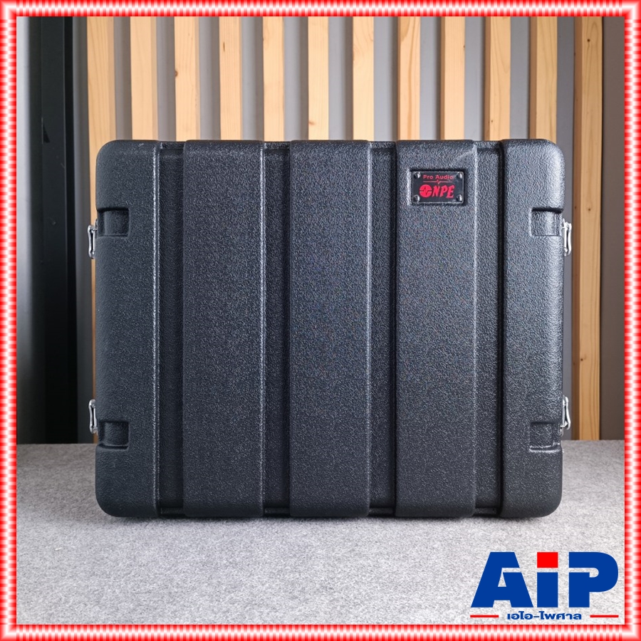 สีดำ NPE RACK RC-ABS8UM ลึก12นิ้ว กล่องใส่เครื่องเสียง RC ABS 8UM ABS 8 UM แร็คพลาสติก ABS8UM แร็ค กล่องแร็ค abs rack 8um เอไอ-ไพศาล