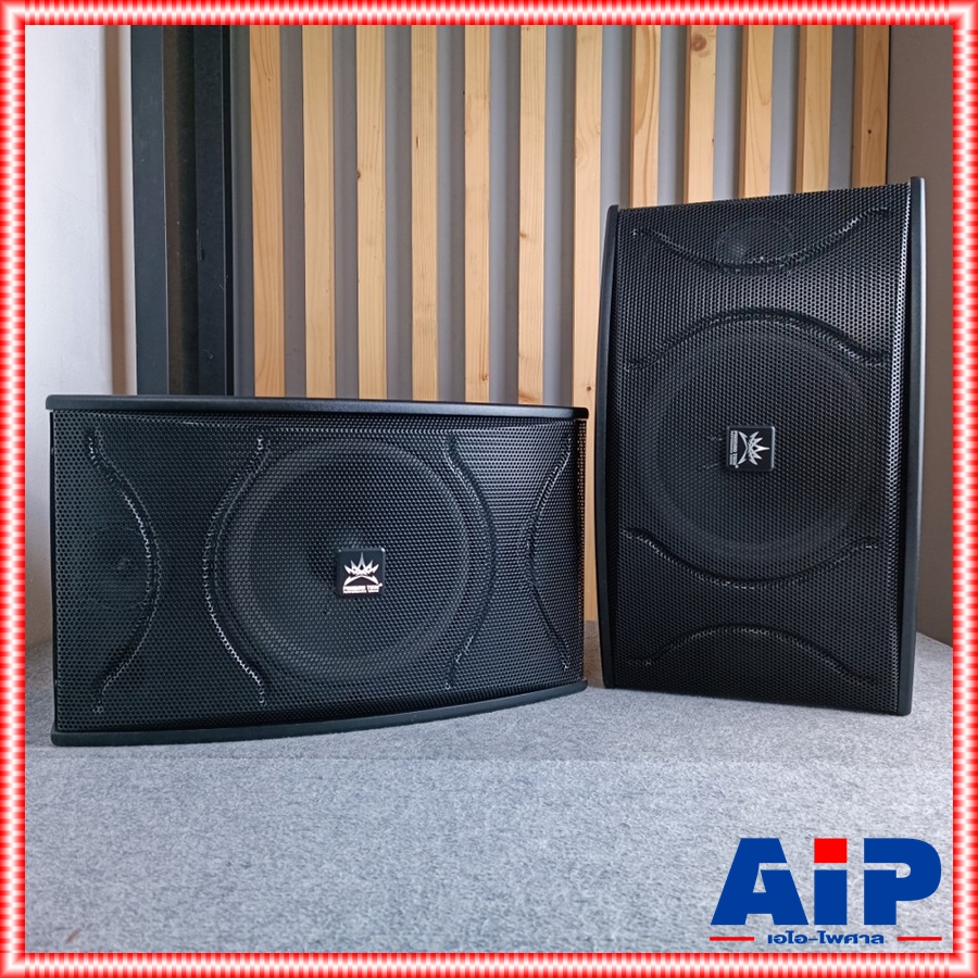 PROEUROTECH KA-101 ตู้ลำโพงคาราโอเกะ โปรยูโรเทค แพ็ค2ตัว ตู้ลำโพงขนาด 10 นิ้ว เหมาะสำหรับเปิดเพลงร้องคาราโอเกะ KA 101 KA101 เอไอ-ไพศาล