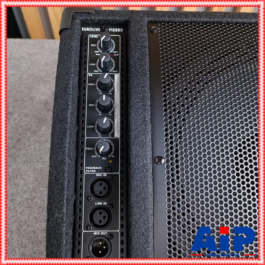 BEHRINGER F-1220D ตู้ลำโพงมอนิเตอร์ พร้อมขยายเสียง 250 วัตต์ 2 ทาง 12 นิ้ว คลาส D F 1220 D F1220D เอไอ-ไพศาล +++