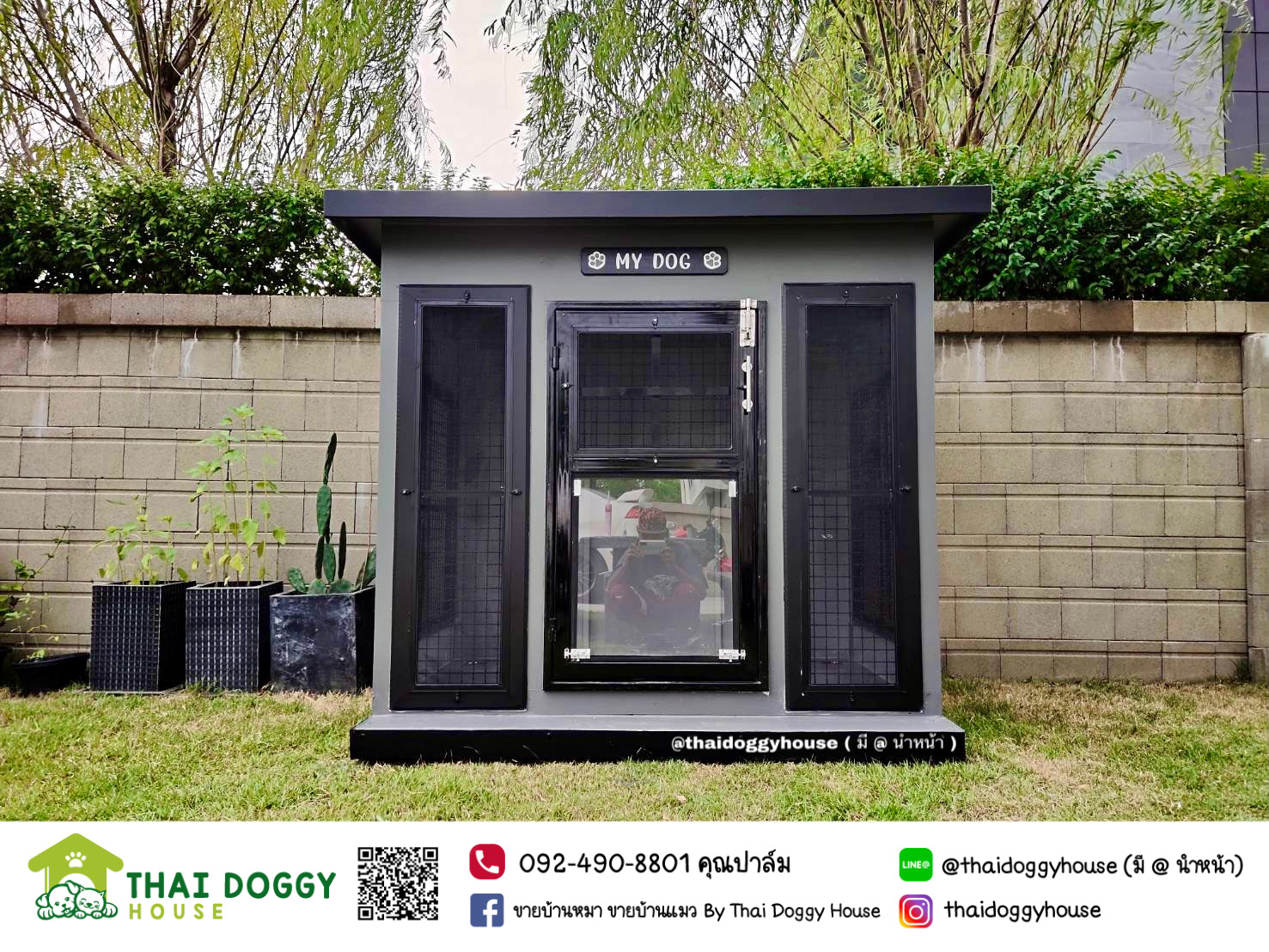 บ้านหมา บ้านแมว " BOX STYLE" ดีไซน์ทันสมัย แบบขายดี
