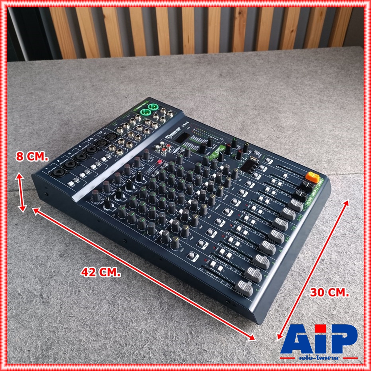 PROEUROTECH VX-12 MIXER มิกซ์ โปรยูโรเทค มิกเซอร์ 12 ช่อง เอฟเฟคแท้ รองรับ USB และ บูลทูธ VX12 PRO EUROTECH เอไอ-ไพศาล