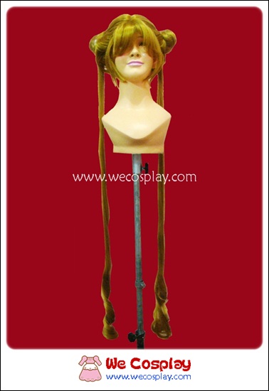 วิกผมเซเลอร์มูน สีเหลือง มีหน้าม้า Sailor Moon Cosplay Wig