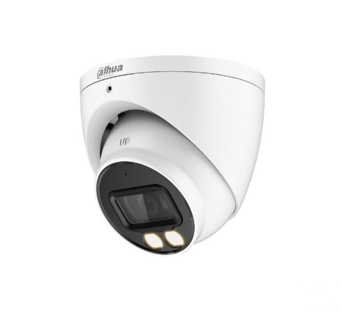 กล้องวงจรปิด Dahua 2MP Full-color HDCVI Eyeball Camera รุ่น DH-HAC-HDW1239T(-A)-LED (3.6mm)