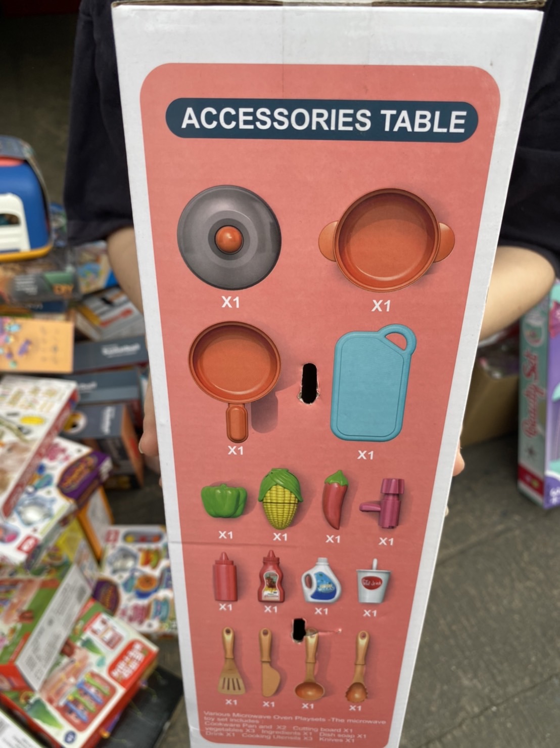 353-17AB ของเล่นเด็กชุดครัว ครัวของเด็ก ชิ้นละ