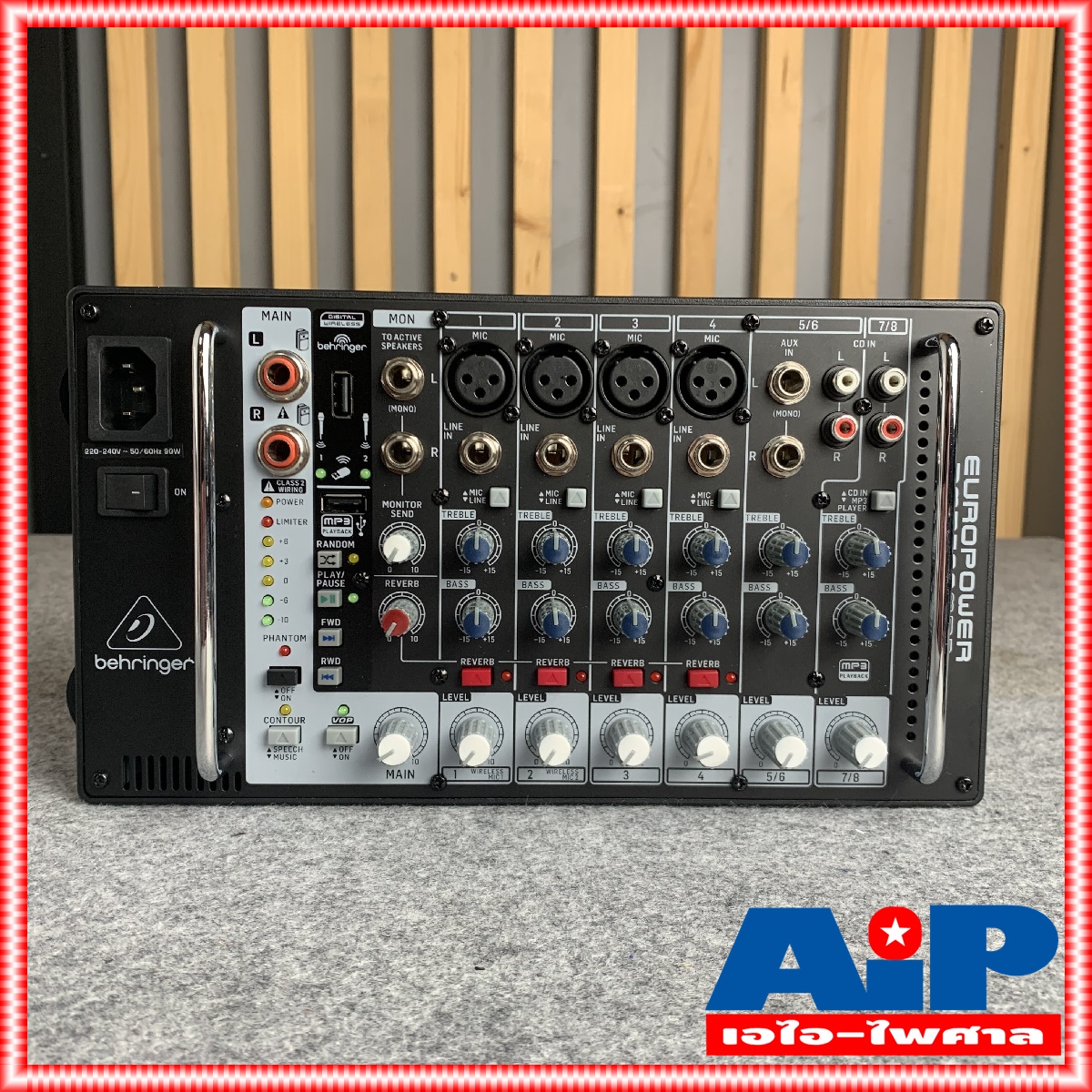 BEHRINGER PMP-500MP3 powermixer เพาเวอร์มิกเซอร์ PMP 500 PMP500 MP3 PMP-500 500MP3 POWER MIXER +++