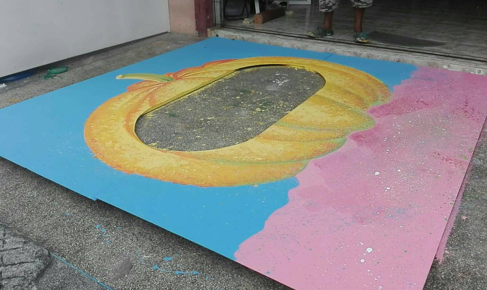 ซุ้มถ่ายรูปฟักทอง