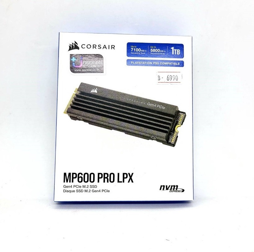 SSD: CORSAIR: MP600 PRO LPX 1TB PCIe Gen4 x4 NVMe