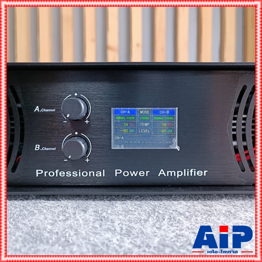 PROEUROTECH XQ-600 POWERAMP รุ่นใหม่ กำลังขับ 600 วัตต์ เพาเวอร์แอมป์ โปรยูโรเทค ระบบหม้อแปลง มีจอ XQ 600 XQ600 เอไอ-ไพศาล