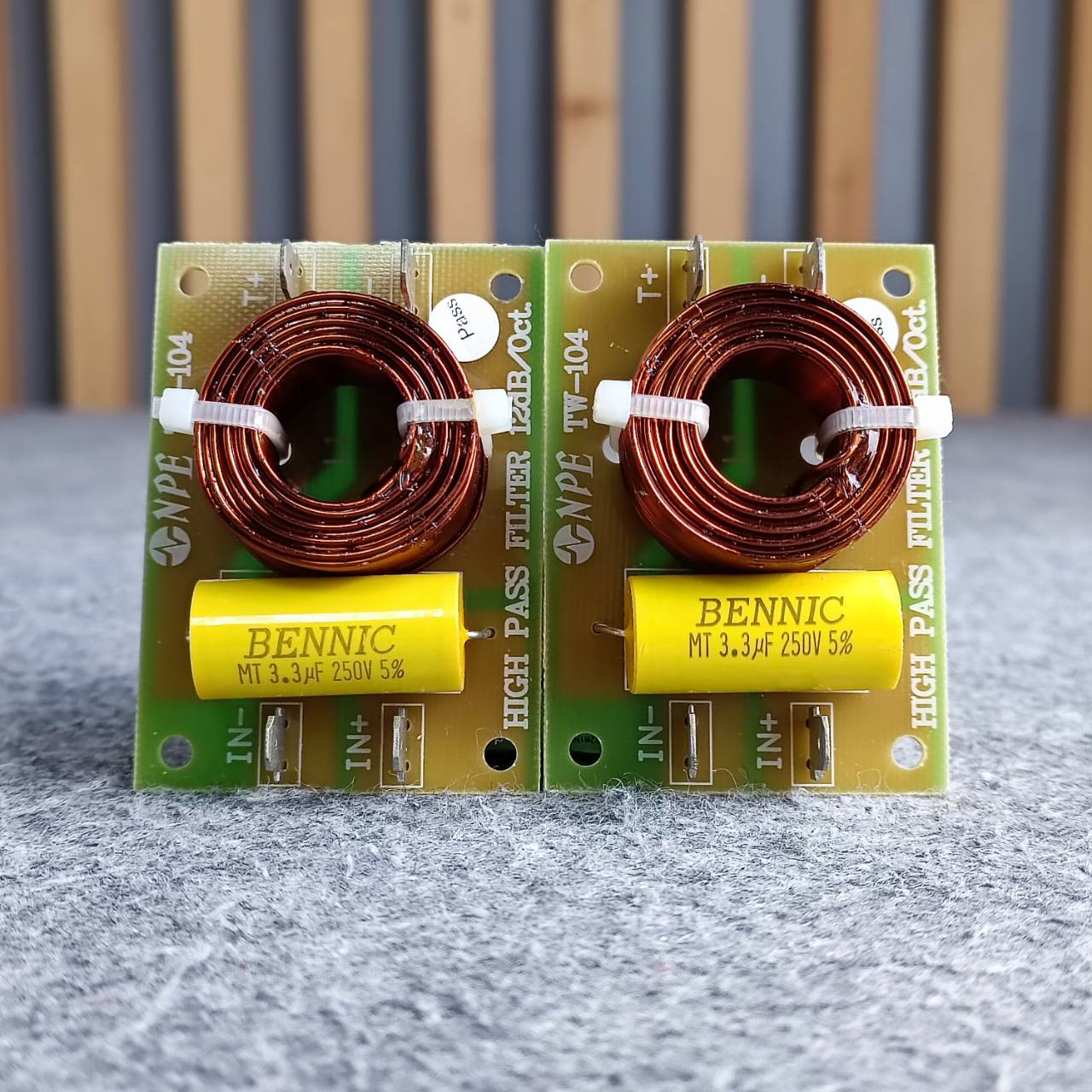 แพ็ค2อัน NPE TW104 NETWORK 4KHZ เน็ตเวิร์คลำโพง TW-104 เน็ตเวิร์ค TW 104 เน็ตเวิร์คเสียงแหลม ตัวกรองเสียงแหลม