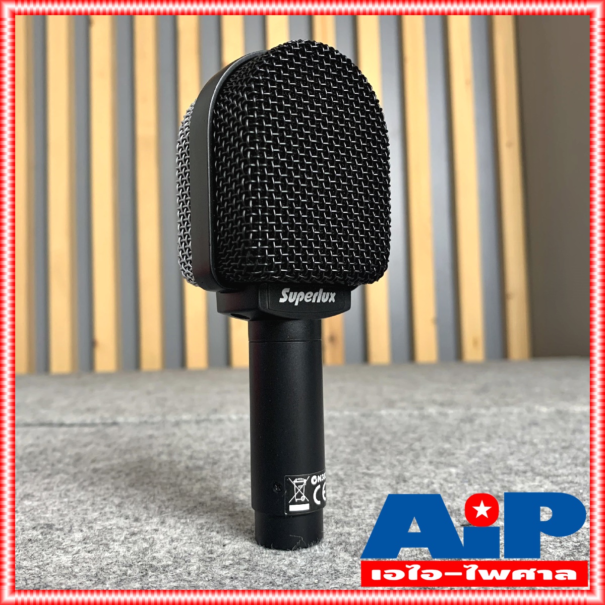 SUPERLUX PRA628II ไมค์ตู้กีตาร์ PRA 628 II Unidirectional Instrument Microphone PRA-628 II guitar microphone