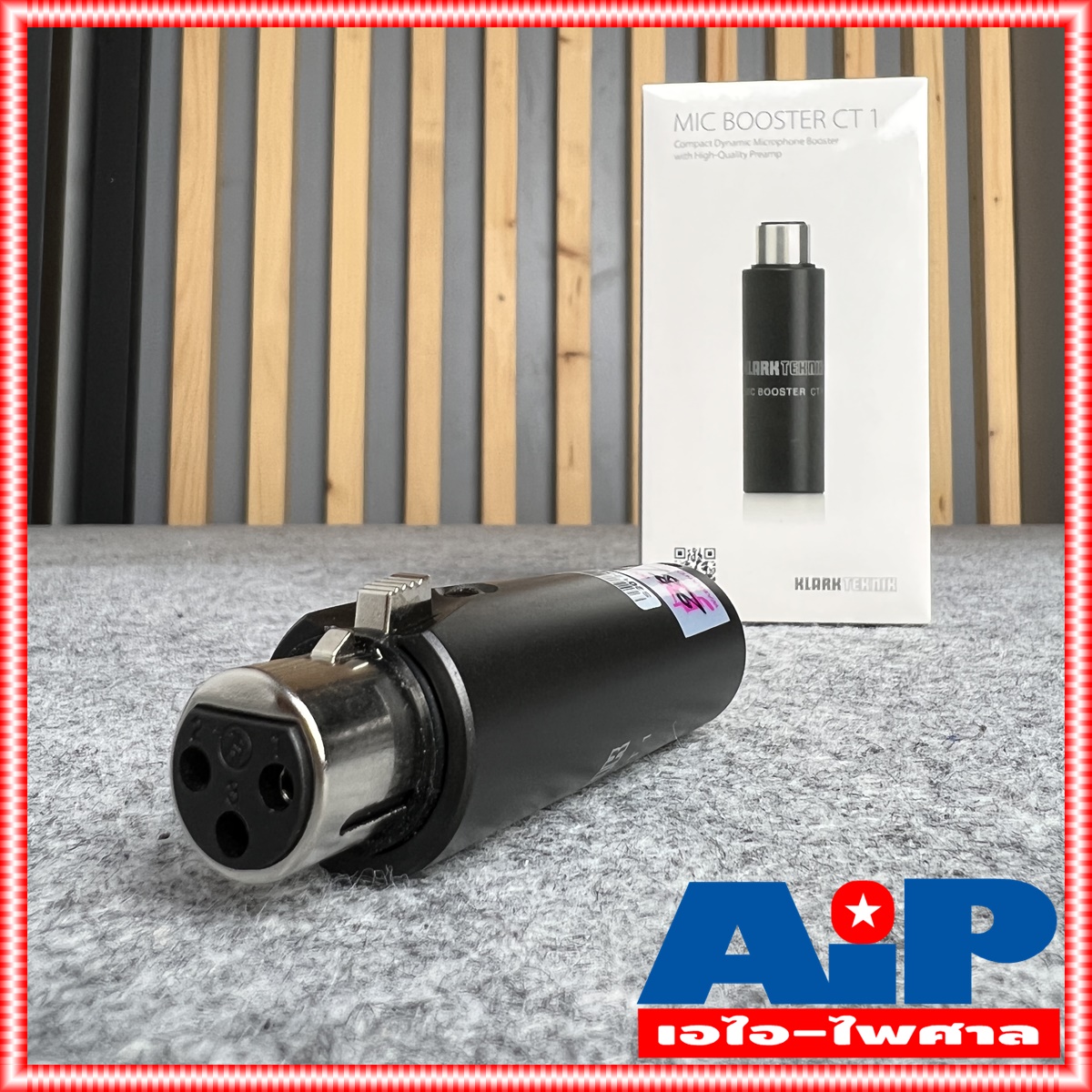 KLARK TEKNIK CT-1 MIC BOOSTER CT1 CT 1 ตัวเพิ่มสัญญาณไมโครโฟนขนาดเล็ก ทำให้สามารถบูสต์ได้มากถึง +25dB ทำให้มีเฮดรูมที่มากขึ้น และเสียงที่ชัดมากขึ้น เอไอ-ไพศาล +++