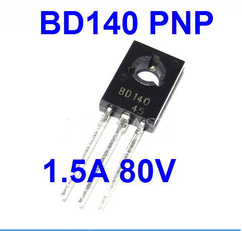 BD140 80V 1.5A PNP Bipolar Power Transistor