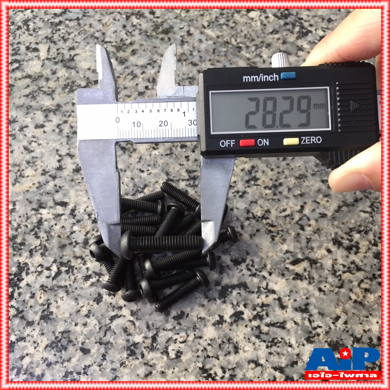 ถุง20ตัว สกรูหัวจมกลมมิลM6-1.0X2.5สีดำ ถุง20ตัว(ใช้กับT-NUT M-6) สกรูดำ สกรูดำM6 น็อต น็อตดำM6 น็อตหัวจมดำM6 เอไอ-ไพศาล