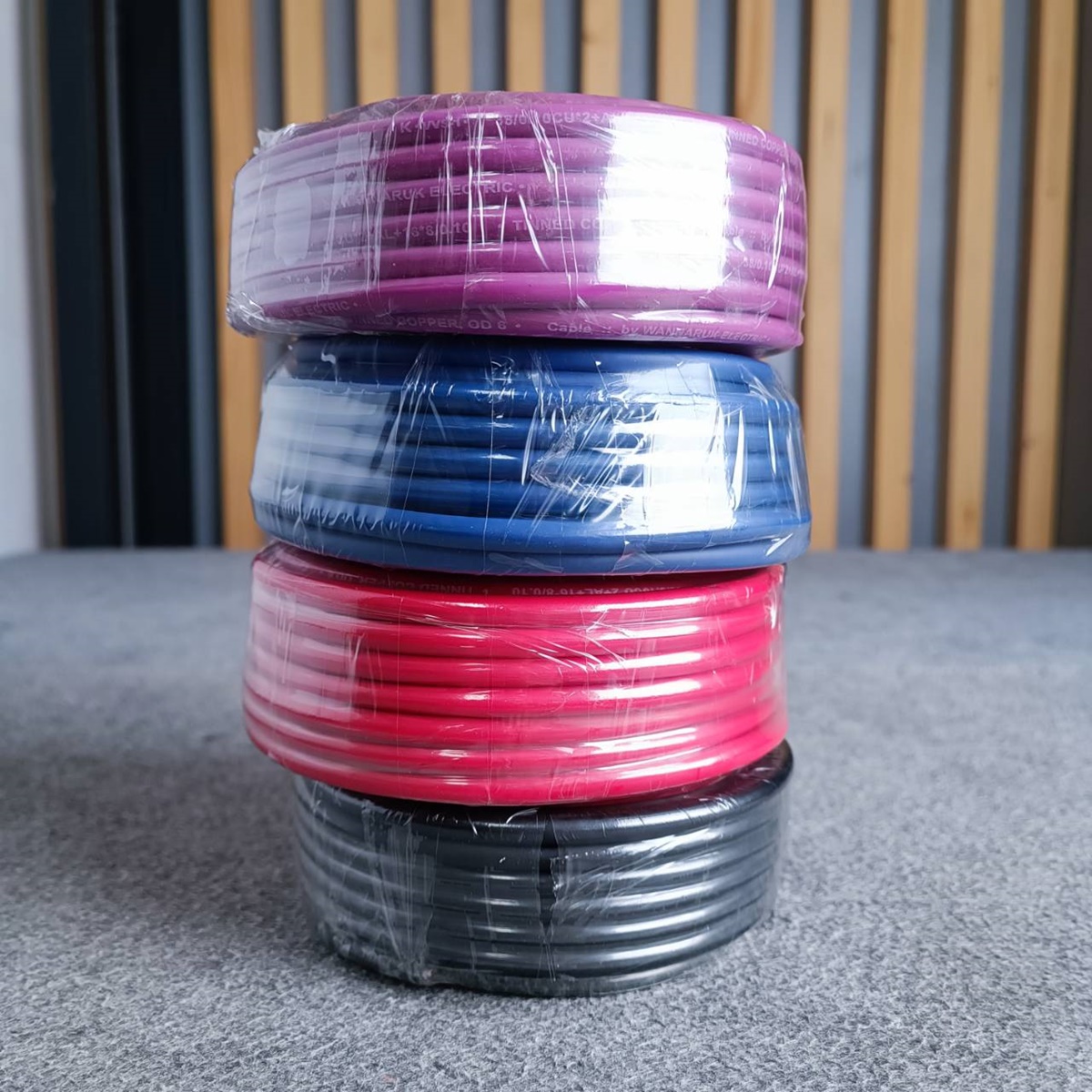 ขด10เมตร(1ขด) มี4สีให้เลือก KANE VVS-1 สายไมค์สเตอริโอ สีดำ/แดง/น้ำเงิน/ม่วง สายสัญญาณ VVS1 VVS 1 สายไมค์ST สายไมค์ 6mm เอไอ-ไพศาล