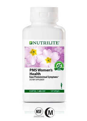 Nutrilite PMS Womens Healthหรือพริมโรสนั่นเอง สำหรับคุณผู้หญิง ลดอาการต่างๆก่อนและระหว่างมีประจำเดือน