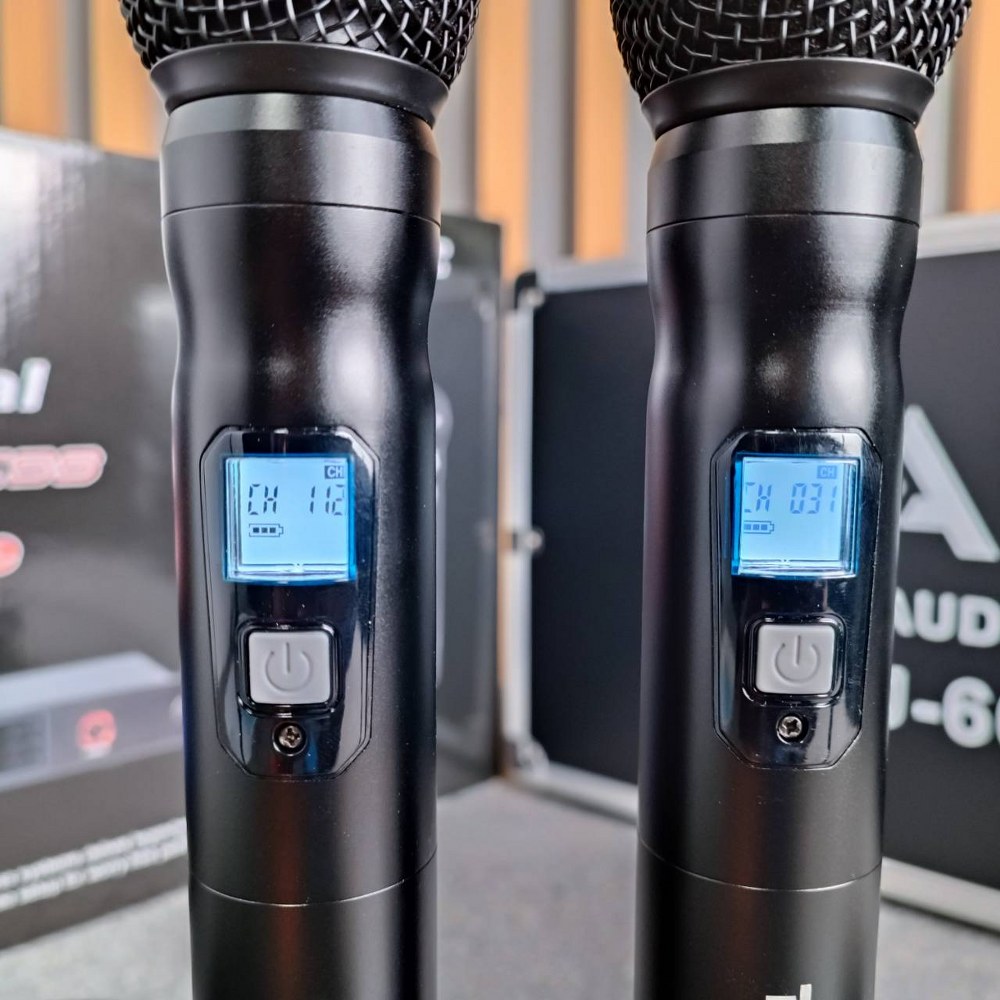 TADA U-660LV ไมค์ลอยคู่ ไมค์ลอยมือถือคู่UHF มีกระเป๋า ไมค์ลอย ไมค์คาราโอเกะ WIRELESS MICROPHONE ธาดา TA DA U 660LV TA-DA U660LV เอไอ-ไพศาล
