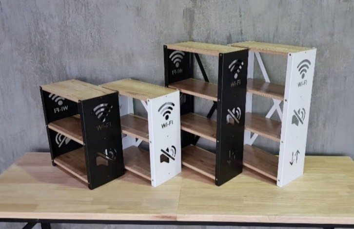 ชั้นบนโต๊ะ 3 ชั้น , 4 ชั้น ลายWIFI