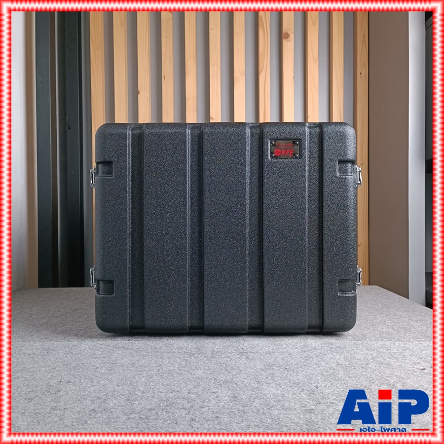 สีดำ NPE RC ABS8UL ลึก19นิ้ว RACK ABS 8U 19นิ้ว แร็คเครื่องเสียง กล่องเก็บเครื่องเสียง แร็คABS แร็ค เครื่องเสียง เอไอ-ไพศาล