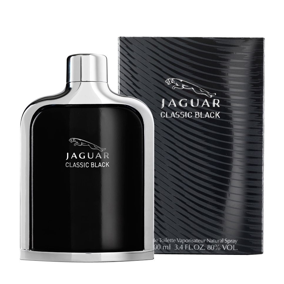 น้ำหอมแท้100% Jaguar Classic Black For Men EDT 100 ml.
