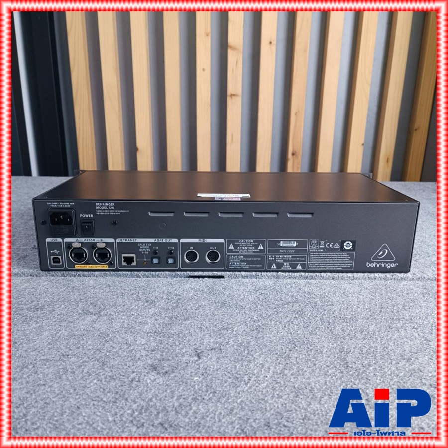 BEHRINGER S-16 Digital Snake Box สเตจบ๊อกซ์ พิ่มจำนวนอินพุต/จำนวนเอ้าพุตของระบบ 16 CH Digital Snake I/O Box รุ่น S 16 S16 เอไอ-ไพศาล
