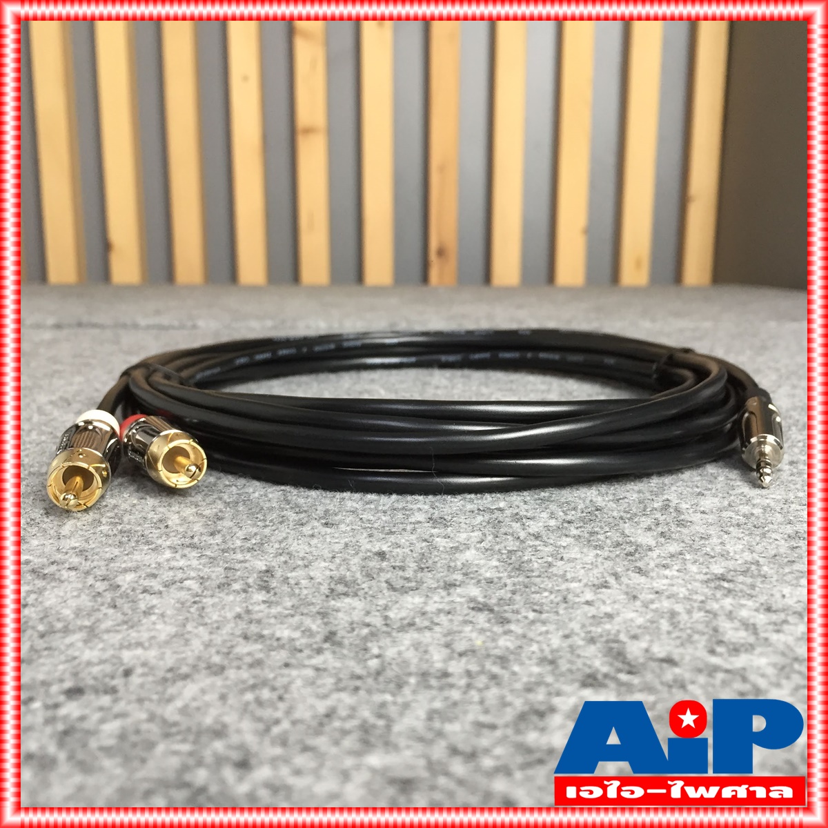 5เมตร AMPHENOL สายTR-ST-RCAx2 5M CA52-4549-WB-5 สายสัญญาณTR-STออกRCAx2 ยาว5เมตร สายแอมฟีนอล CA52-4549-WB-5 เอไอ-ไพศาล