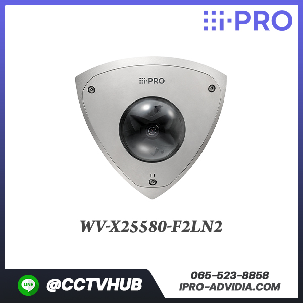 กล้องทรงโดม i-PRO รุ่น WV-X25580-F2LN2 Anti-ligature corner camera with AI engine