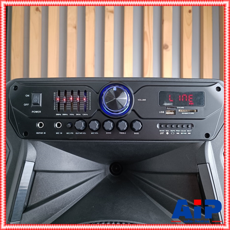 GXL GX-1501ASP ลำโพง15นิ้ว ล้อลาก ไมค์ลอยคู่ บลูทูธ รุ่นใหม่ มาพร้อมระบบเชื่อมต่อไร้สาย TWS ตู้ลำโพงเอนกประสงค์ GX 1501 ASP GX1501ASP เอไอ-ไพศาล