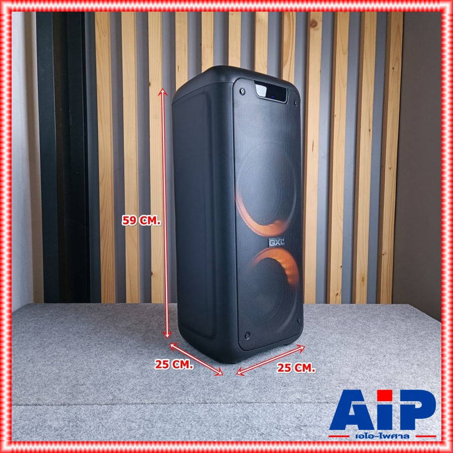 สินค้าใหม่ ลดล้างสต็อค GXL GL-K686 ตู้ลำโพง6.5นิ้วx2 + ไมค์ลอย PARTY BOX ลำโพงบลูทูธ มีไฟ ตู้ลำโพง เอนกประสงค์ GL K 686 GLK686 เอไอ-ไพศาล