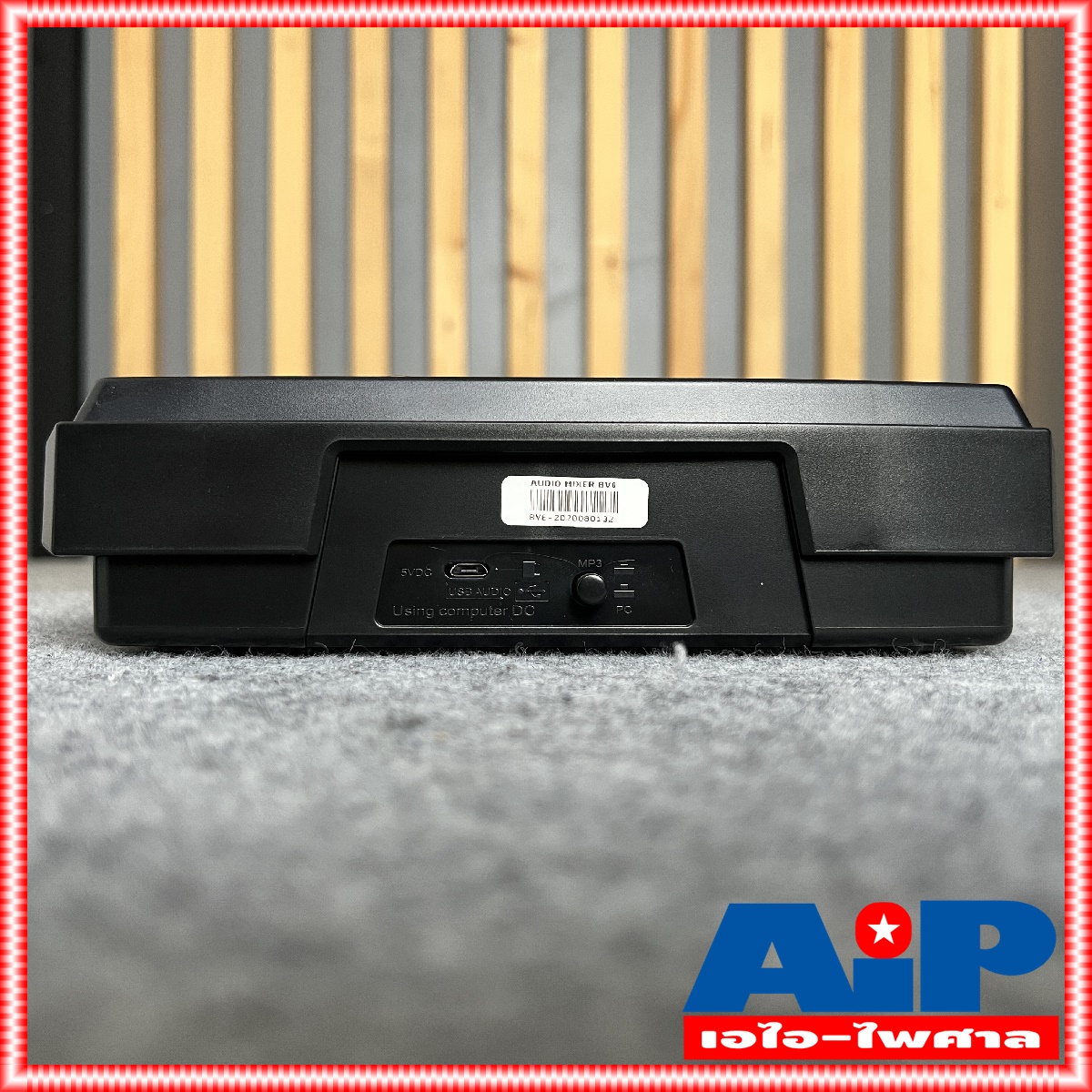 ลดล้างสต็อค บลูทูธ MYNPE BV-6 สีดำ 4MIC-1St Mix มิกซ์ มิกเซอร์ BV 6 BV6 เครื่องเสียง เครื่องปรับแต่งเสียง ออดิโออินเตอร์เฟส ในเครื่อง