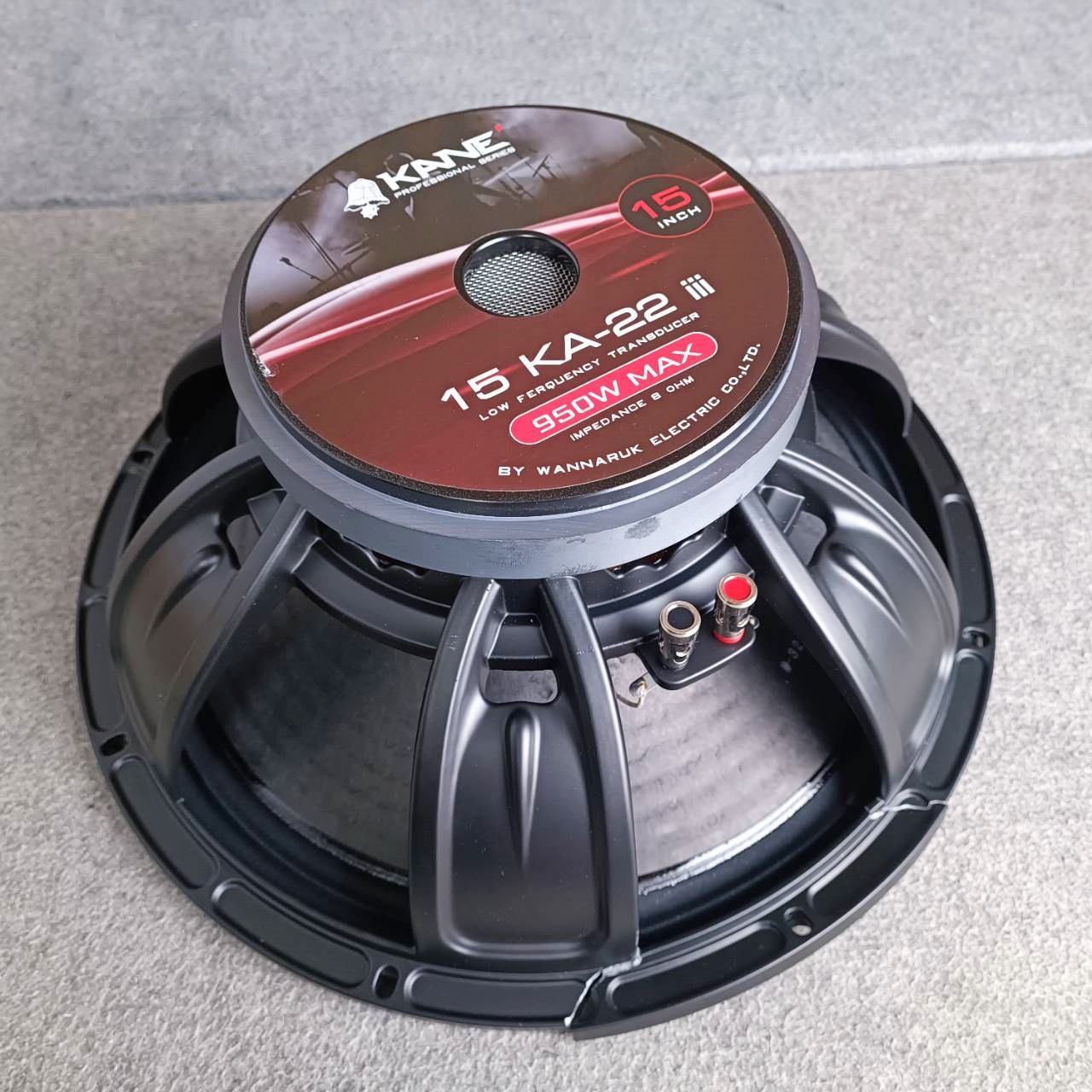 สินค้าเสียหายจากการขนส่ง KANE KA-22III (V3) ลำโพง15นิ้ว โครงหล่อ โครงแตกหัก โครงหล่อ วอยซ์3นิ้ว ลำโพงซับ ลำโพง โครงเหล็กหล่อ KA22 KA 22 ดอกลำโพง เอไอ-ไพศาล