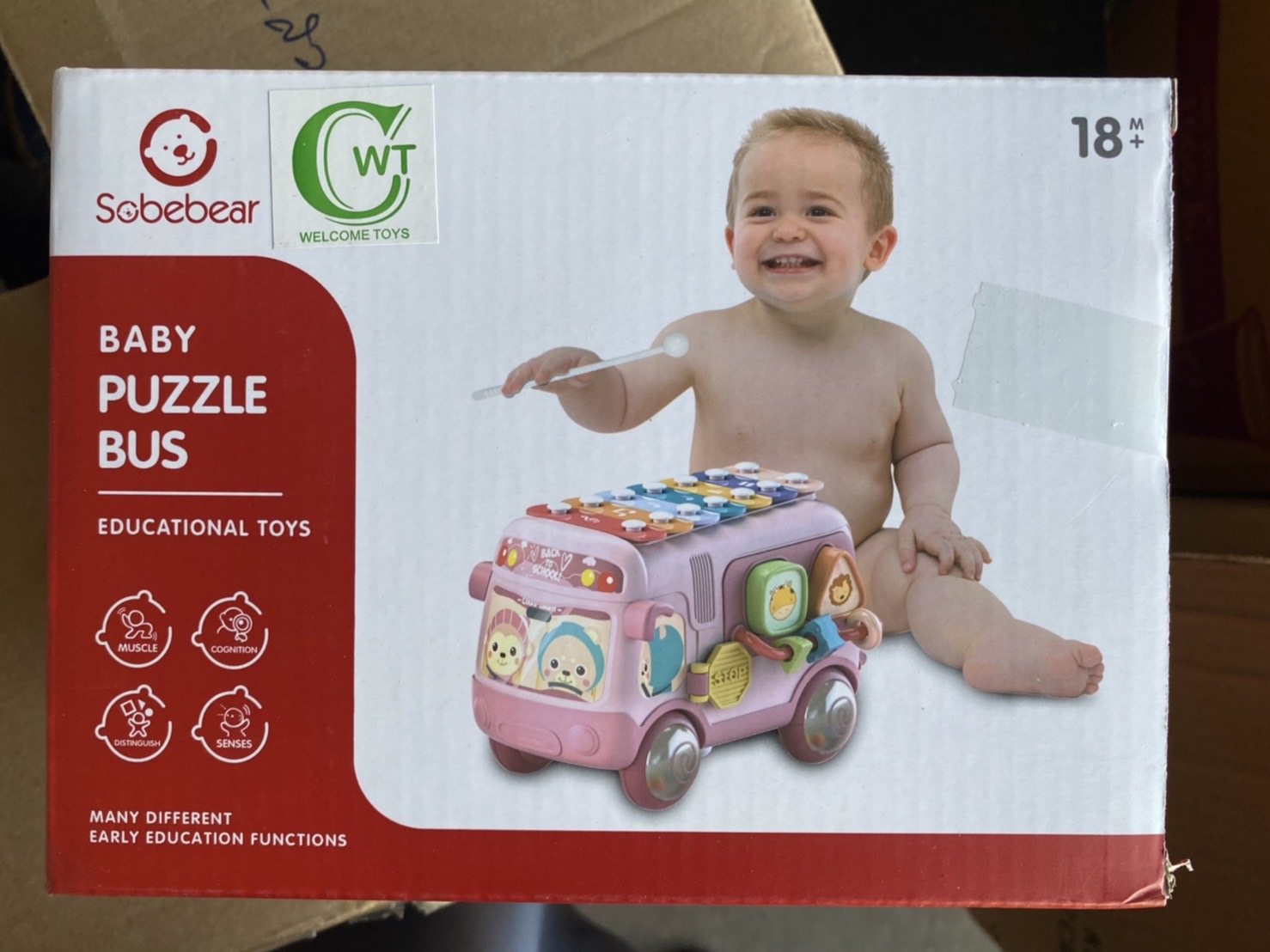 YL1022-24 ของเล่นเด็กรถระนาดเด็ก เครื่องดนตรีของเล่น (ของหมด)