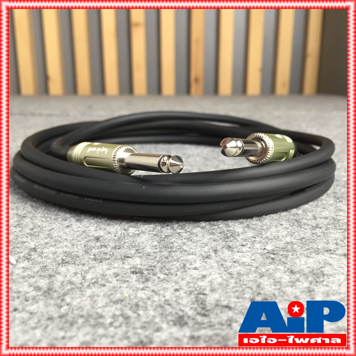 3เมตร AMPHENOL สาย PHONE MONO หัวท้าย 3เมตร CA33-33-C-003 สายไมค์ โมโนหัวท้าย MIC - MIC เอไอ-ไพศาล