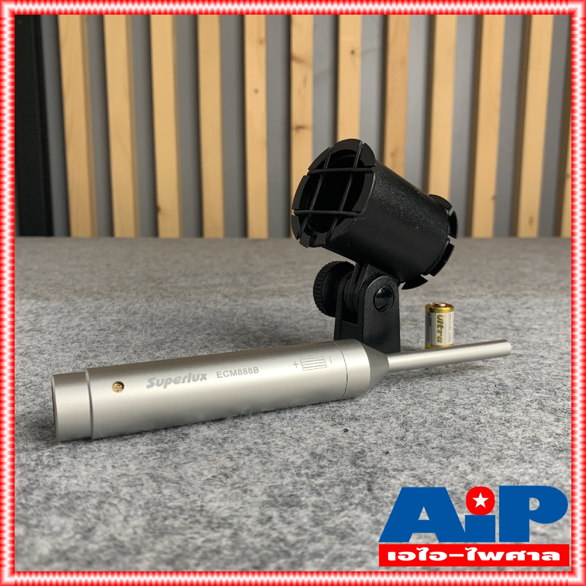 SUPERLUX ECM-888B ไมค์RTAใส่ถ่าน ไมค์RTA ECM888B ไมค์คอนเดนเซอร์ ไมค์ Mic ไมโครโพน ECM-888B ECM 888 B