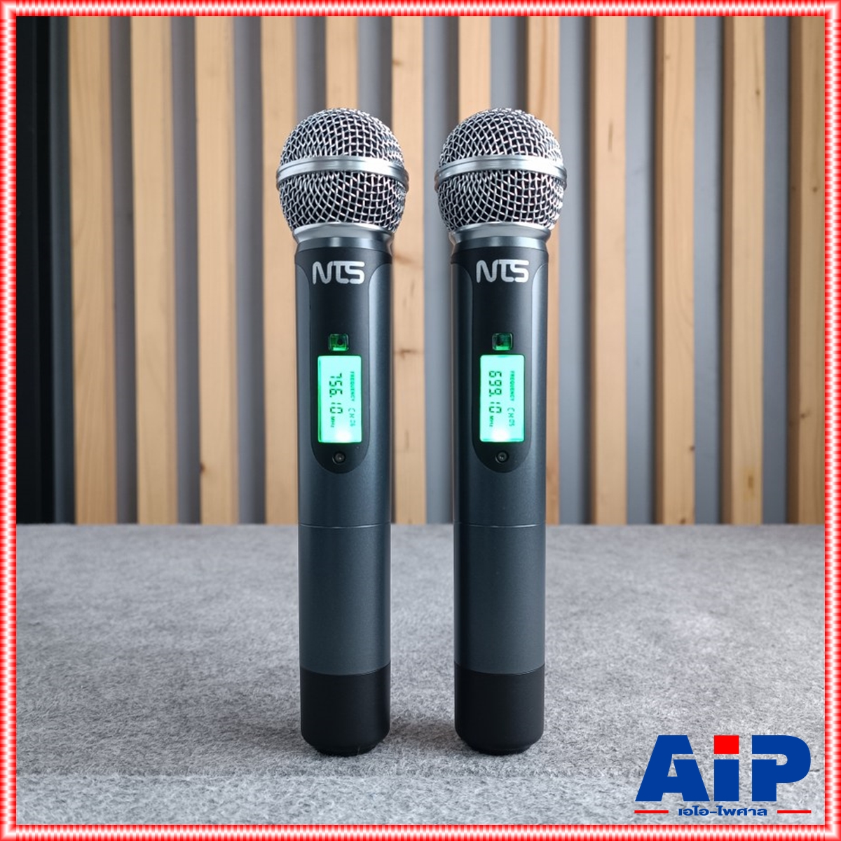 NTS SN-U62II UHF ไมค์ลอยไร้สาย ไมค์ลอยคู่ ไมค์ลอยUHF ไมค์ลอย เอ็นทีเอส SN-U62 MKII SNU62 ถือคู่ ไมค์โครโฟน ไร้สาย เอไอ-ไพศาล