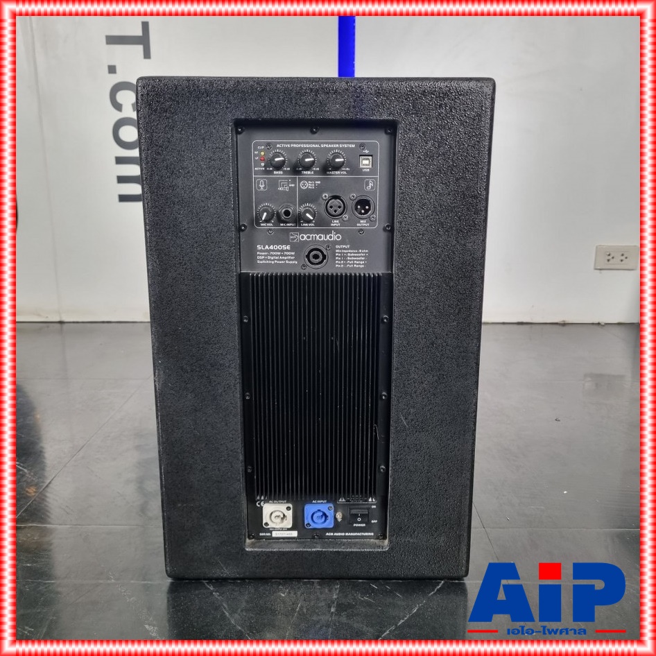ลดล้างสต็อค ตัวโชว์ ACM SLA-400SE ตู้ลำโพง12"+AMP2X700W ชุดตู้ลำโพงเคลื่อนที่ ตู้ลำโพงซัฟวูฟเฟอร์ 12" แบบมีภาคขยายในตัว ตู้ลำโพง Column ตู้ลำโพงซับ ตู้ลำโพงซับเบส SLA 400SE SLA400SE เอไอ-ไพศาล