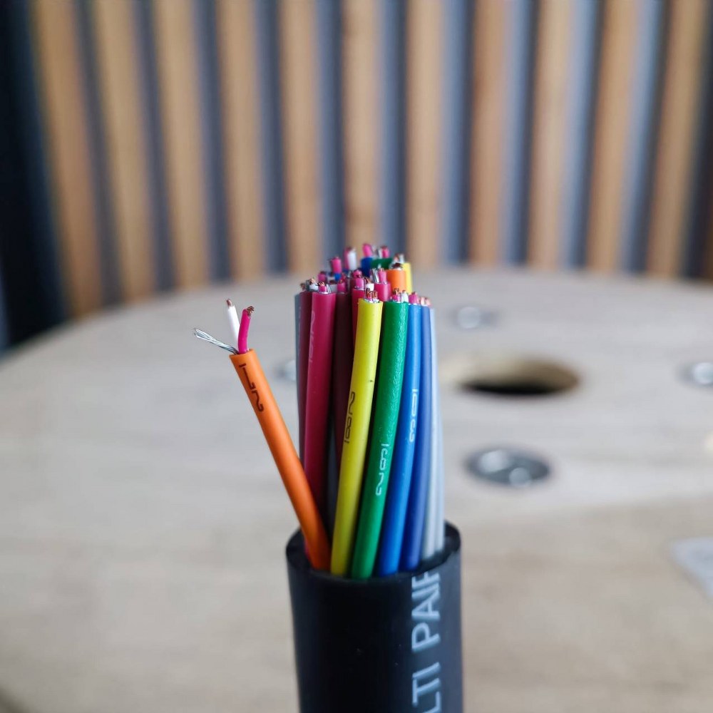 ลดล้างสต็อค ขด20เมตร สายมัลติคอร์TSL 32คอร์ สายคอร์ สายสัญญาณเสียง Multicore Cable 32Core TSL Cable เอไอ-ไพศาล