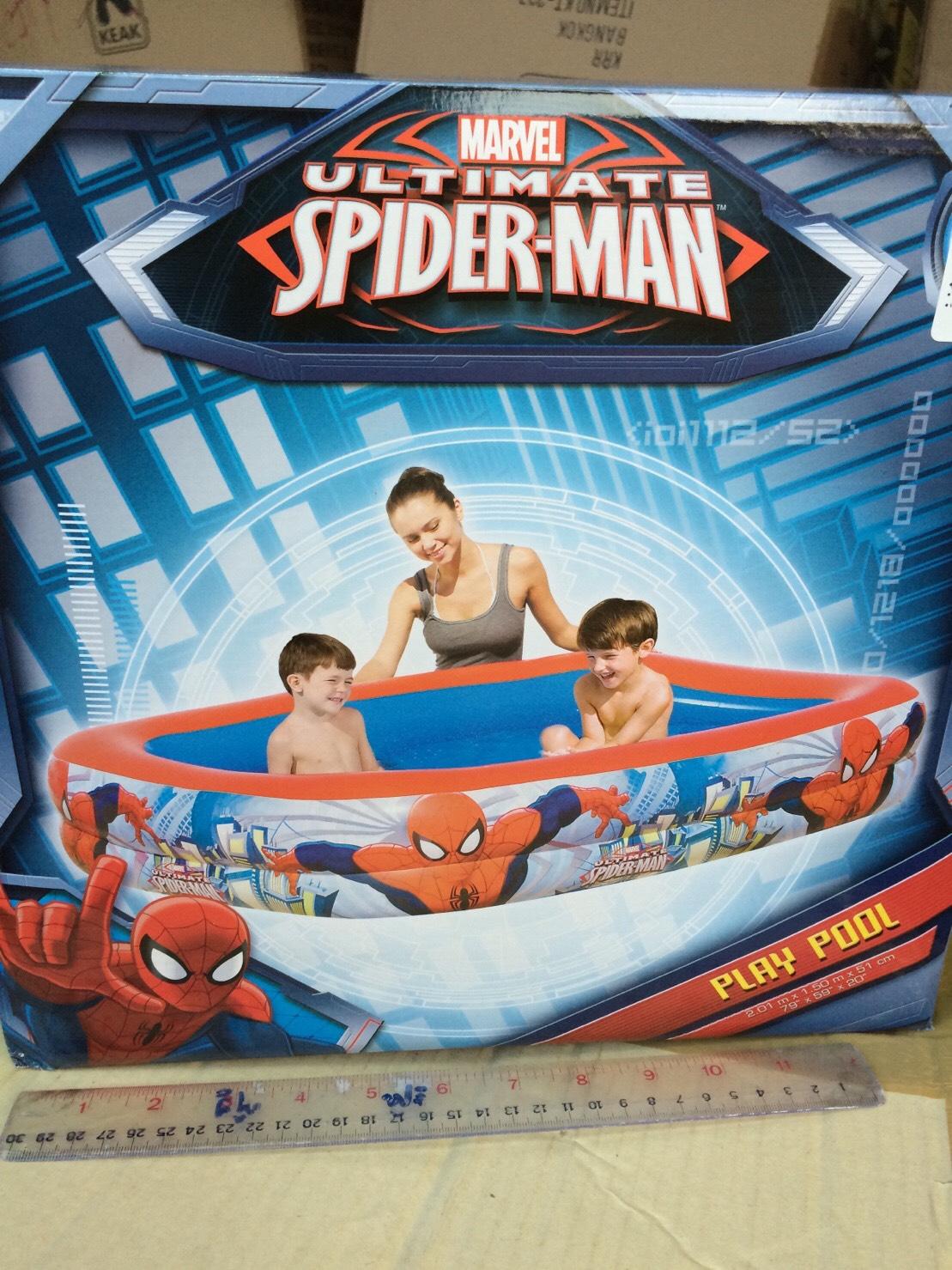 BE-98011B สระน้ำเป่าลมสไปเดอร์แมน ลิขสิทธิ์ถูกต้อง